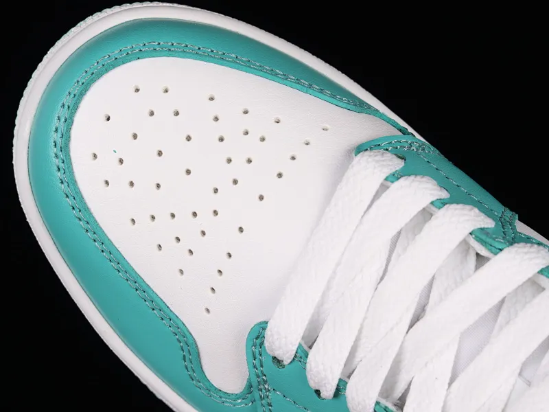 All categories Air Jordan Jordan series basketball shoes Air Jordan 1 Mid G version pure original Air Jordan 1 Mid SE "Marine Green" AJ1 Joe 1 white cyan Chinese basketball shoes DV2229-300